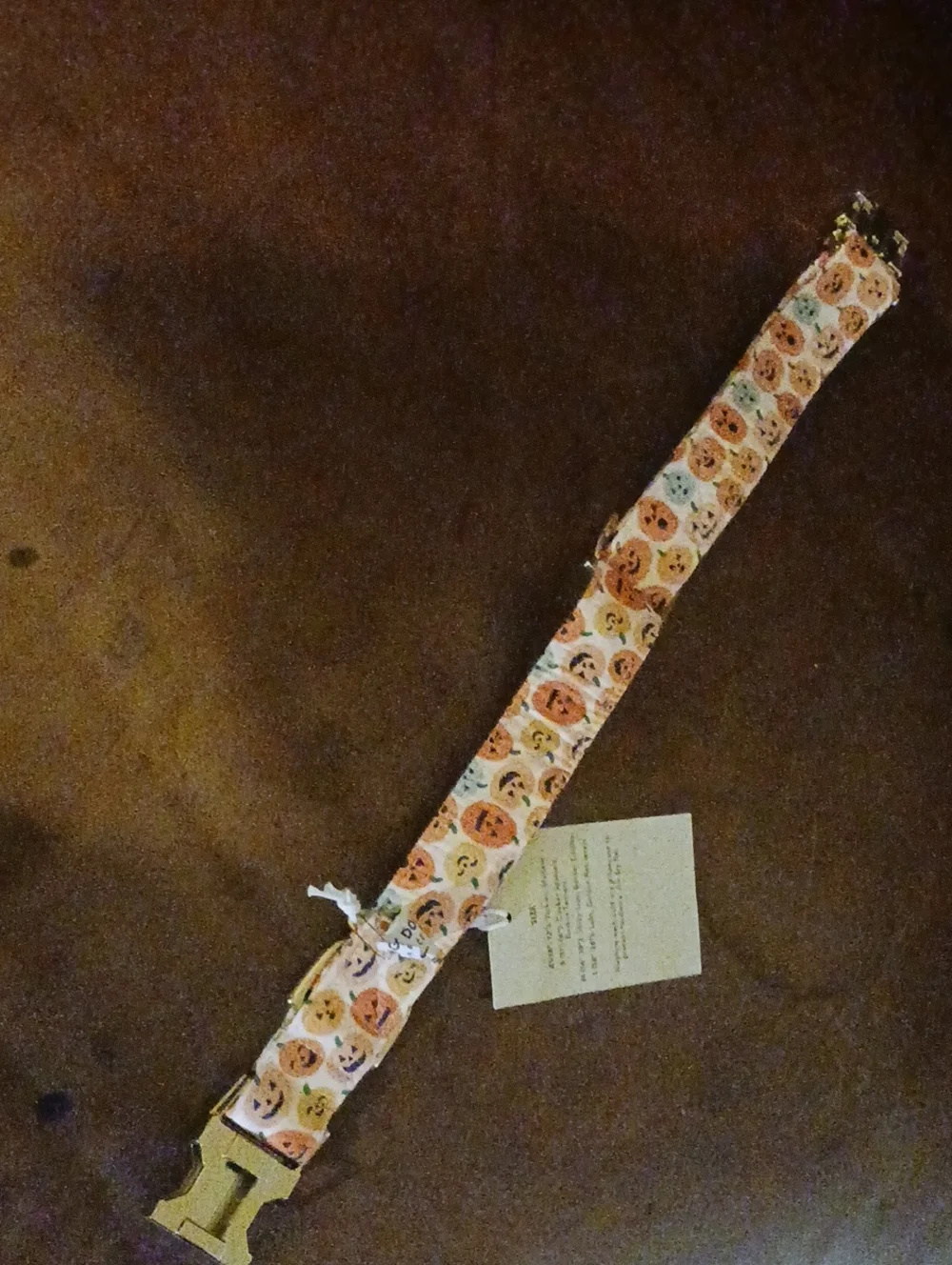 Halloween Pumpkin Print Dog Collar 🎃